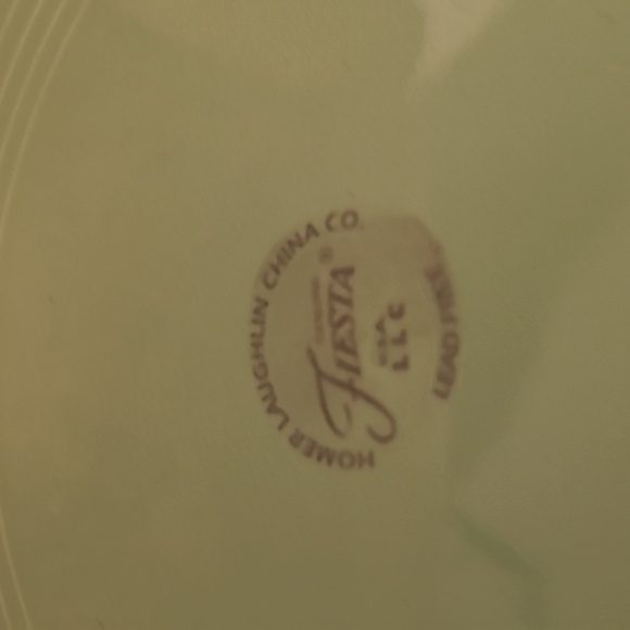 FIESTAWARE WELLED SNACK PLATES SET OF 2 - Picture 9 of 11